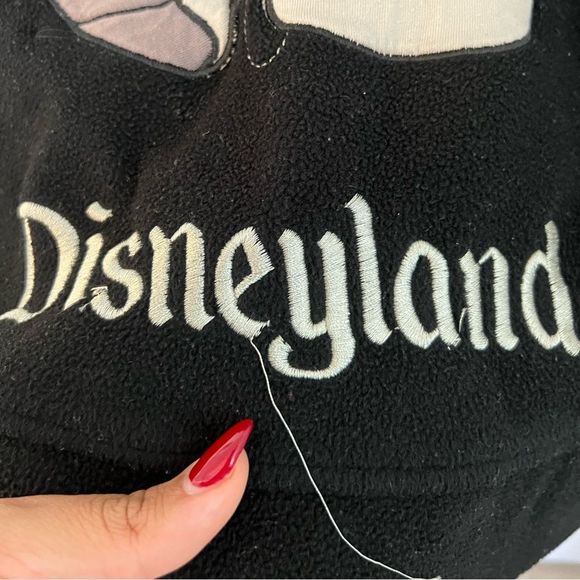Disneyland fleece zip up w/ Mickey Mouse embroidered - Picture 7 of 8